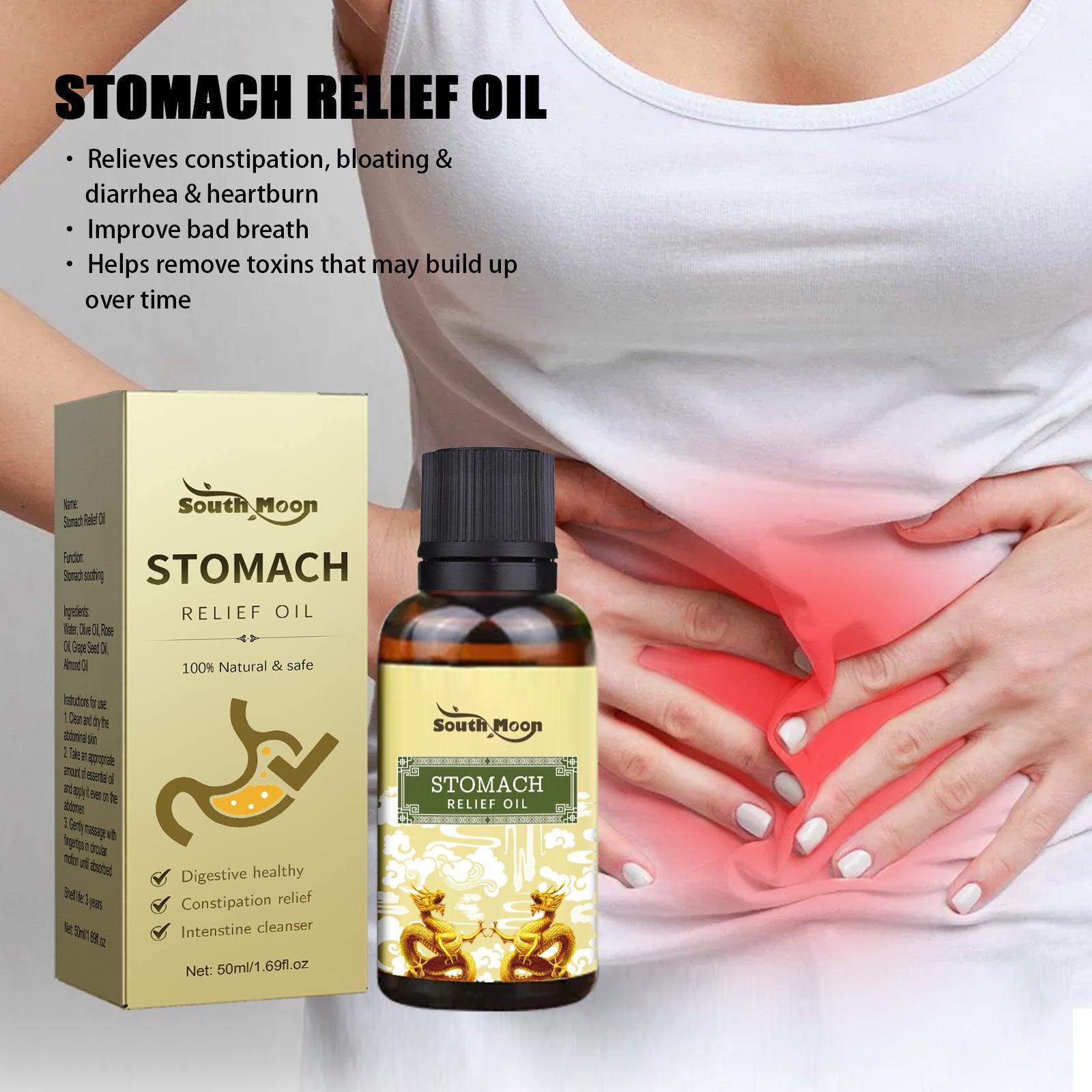 Lightweight Body Massage & Hydrating Care Oil