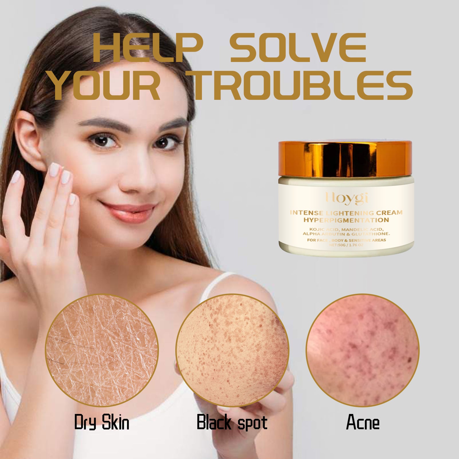 Intensive Radiance Correction Cream – Ultra-Brightening with Kojic Acid & Alpha-Arbutin