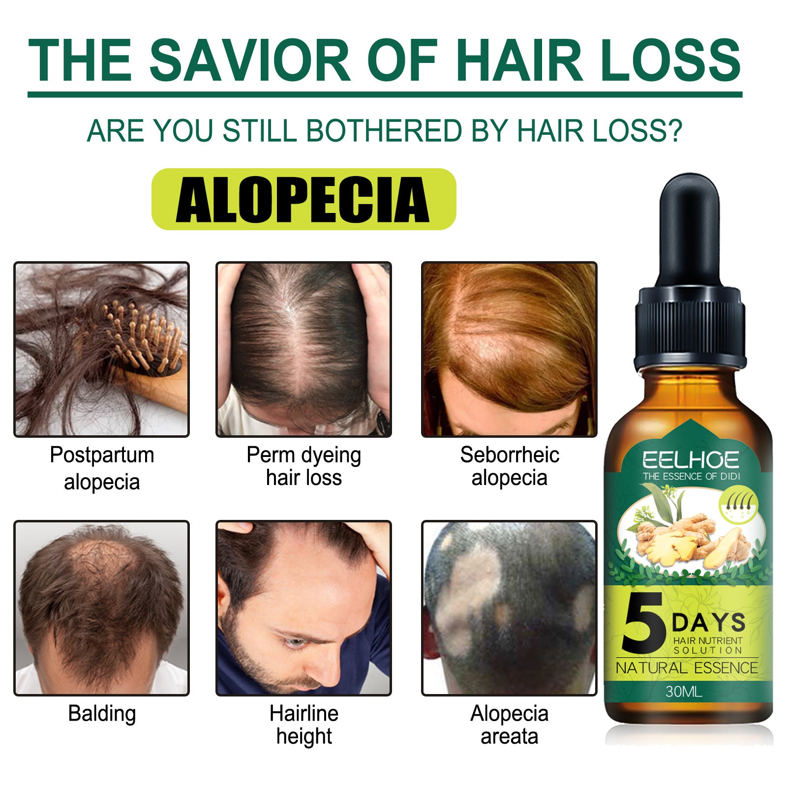 Ginger Hair & Scalp Nourishing Growth Oil