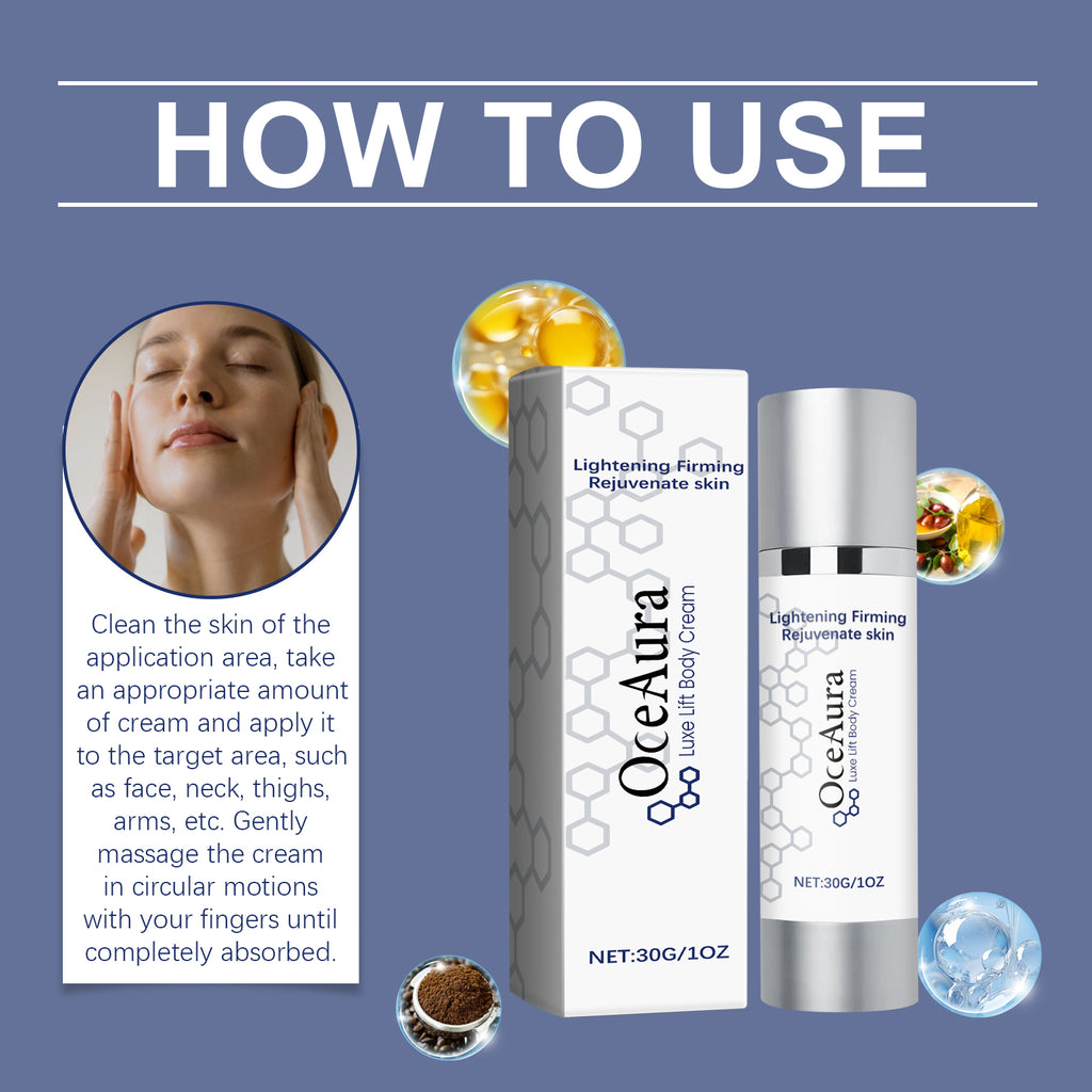 OceAura Total Recovery Face & Body Cream – Youthful Hydration & Firming Formula