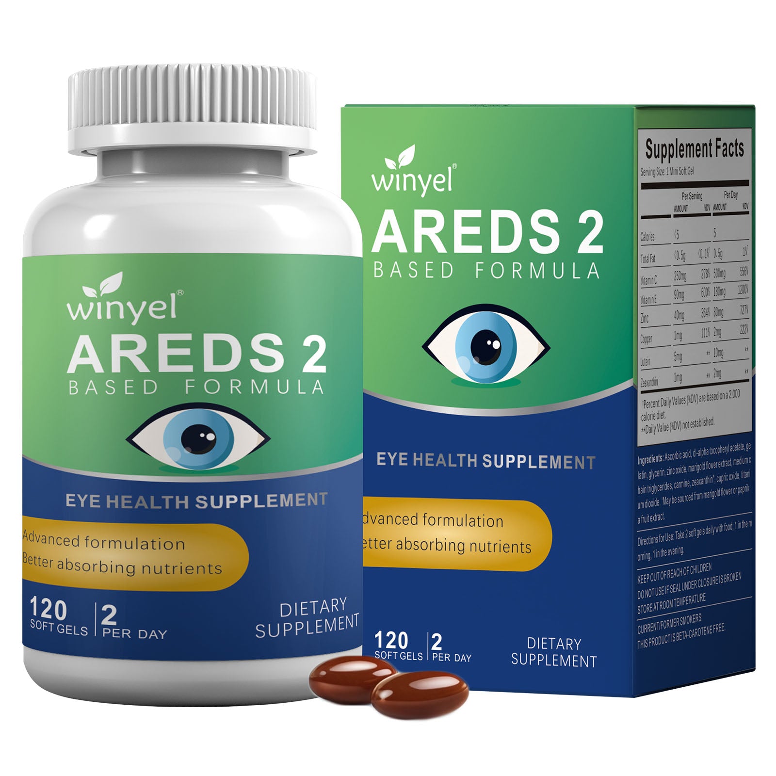 PreserVision AREDS 2 Formula Eye Vitamins – Clinically Proven Ocular Health Supplement