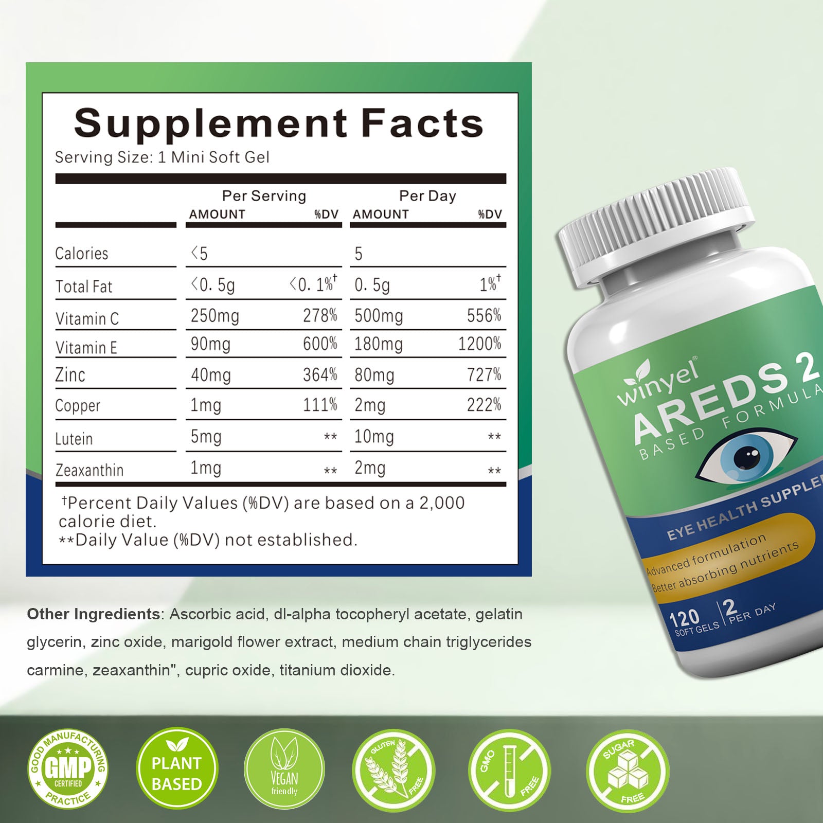 PreserVision AREDS 2 Formula Eye Vitamins – Clinically Proven Ocular Health Supplement