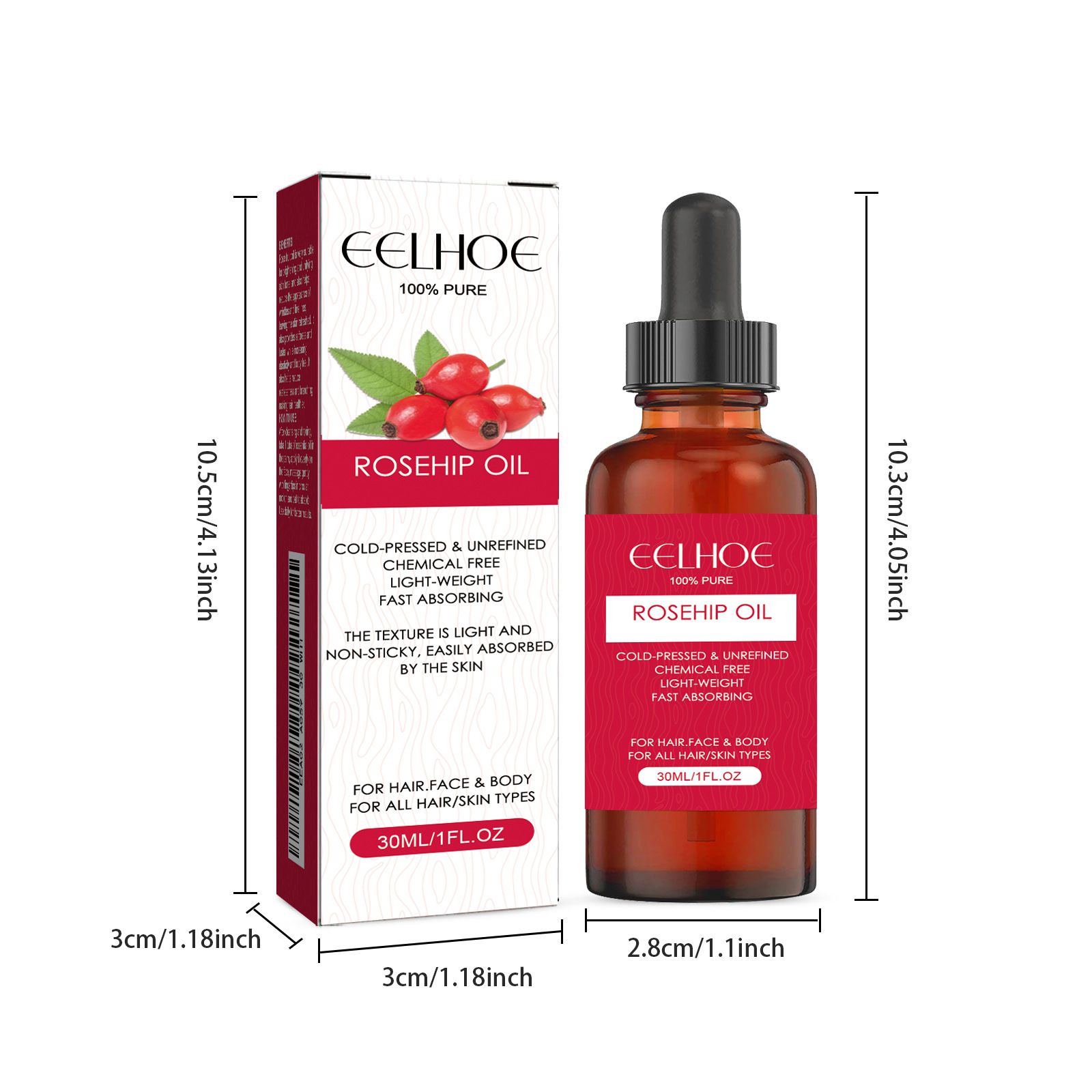 Rosehip Face & Body Nourishing Glow Oil