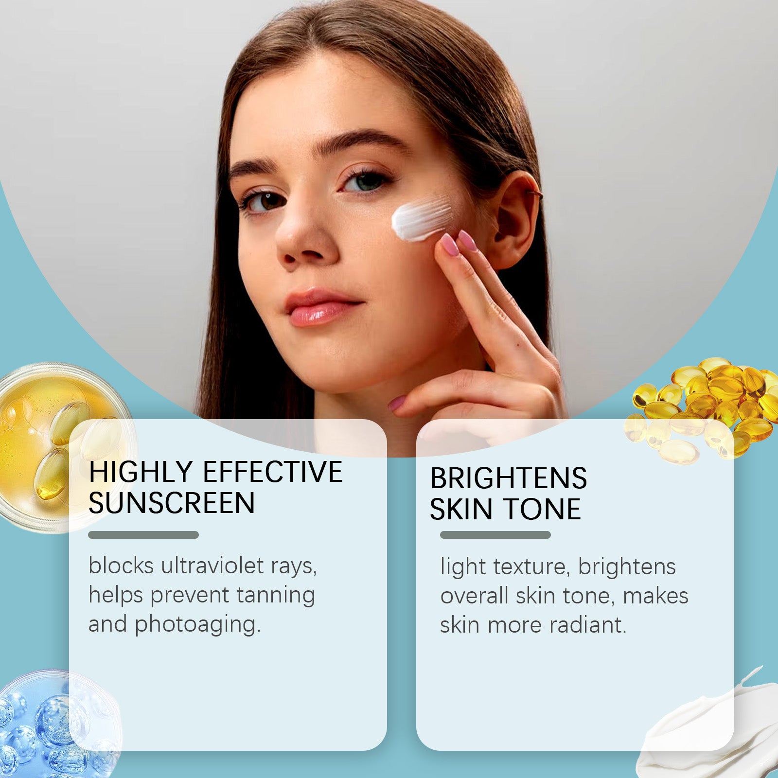 Ultra-Light Sun Defense SPF 50+ – Brightening & Protective Water Essence Cream