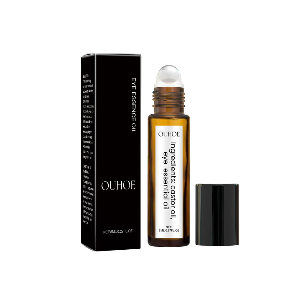 Castor Oil & Coffee Eye Revitalizing Roller – Anti-Wrinkle & Deep Hydrating Serum
