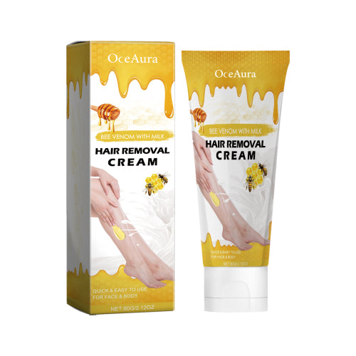 SilkTouch Bee Venom & Milk Hair Removal Cream – Gentle, Moisturizing & Pain-Free Formula