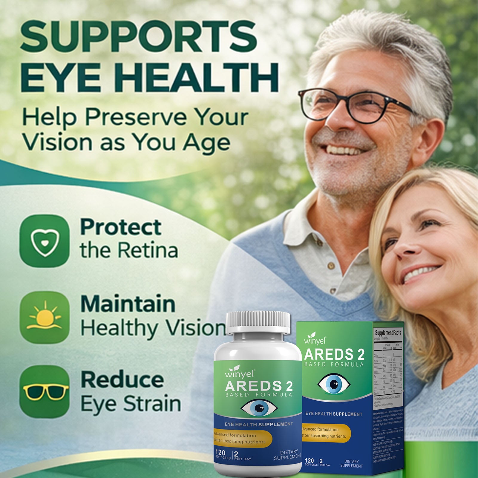PreserVision AREDS 2 Formula Eye Vitamins – Clinically Proven Ocular Health Supplement