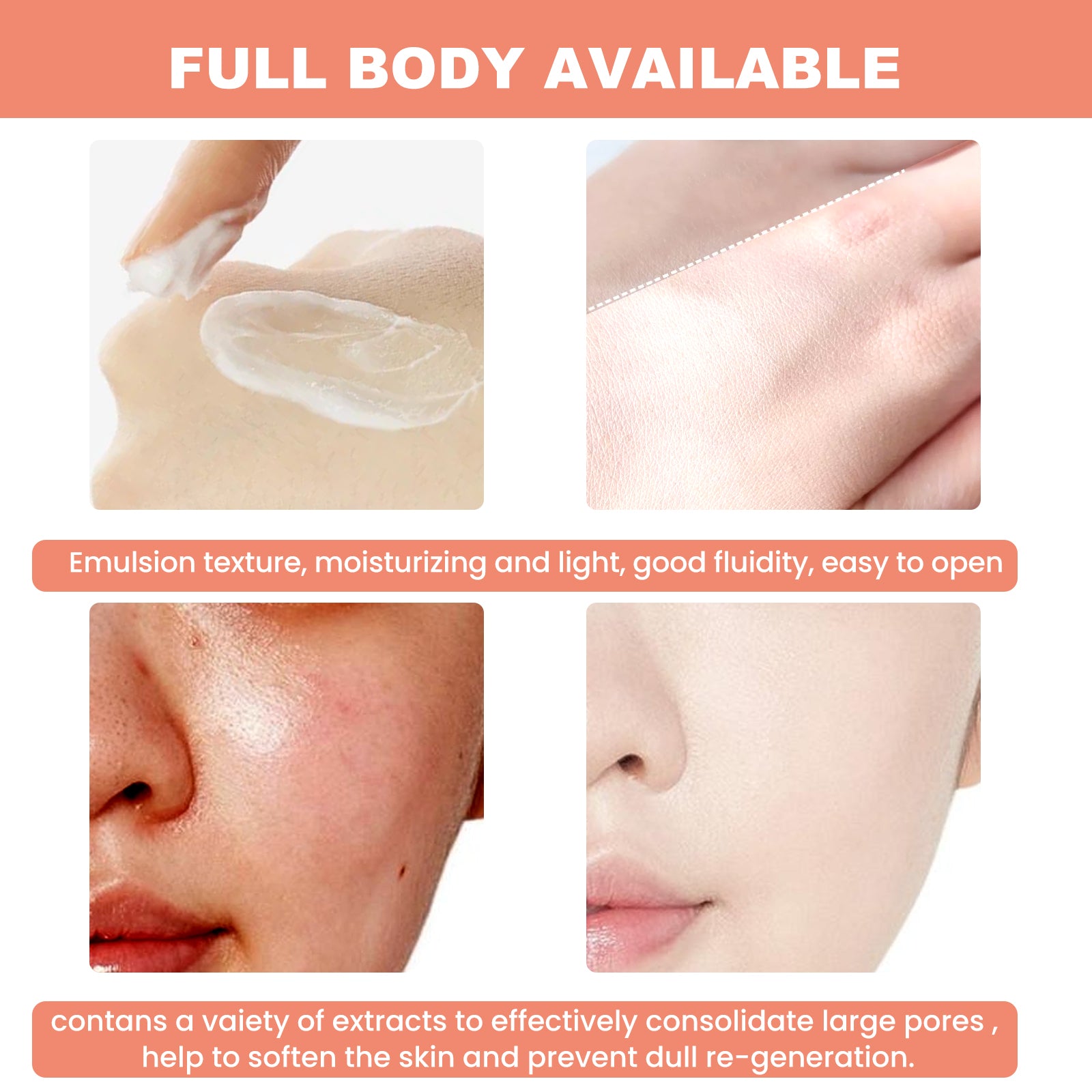 Glutathione Radiant Whitening Cream – Advanced Dark Spot Corrector & Pore Refining Formula