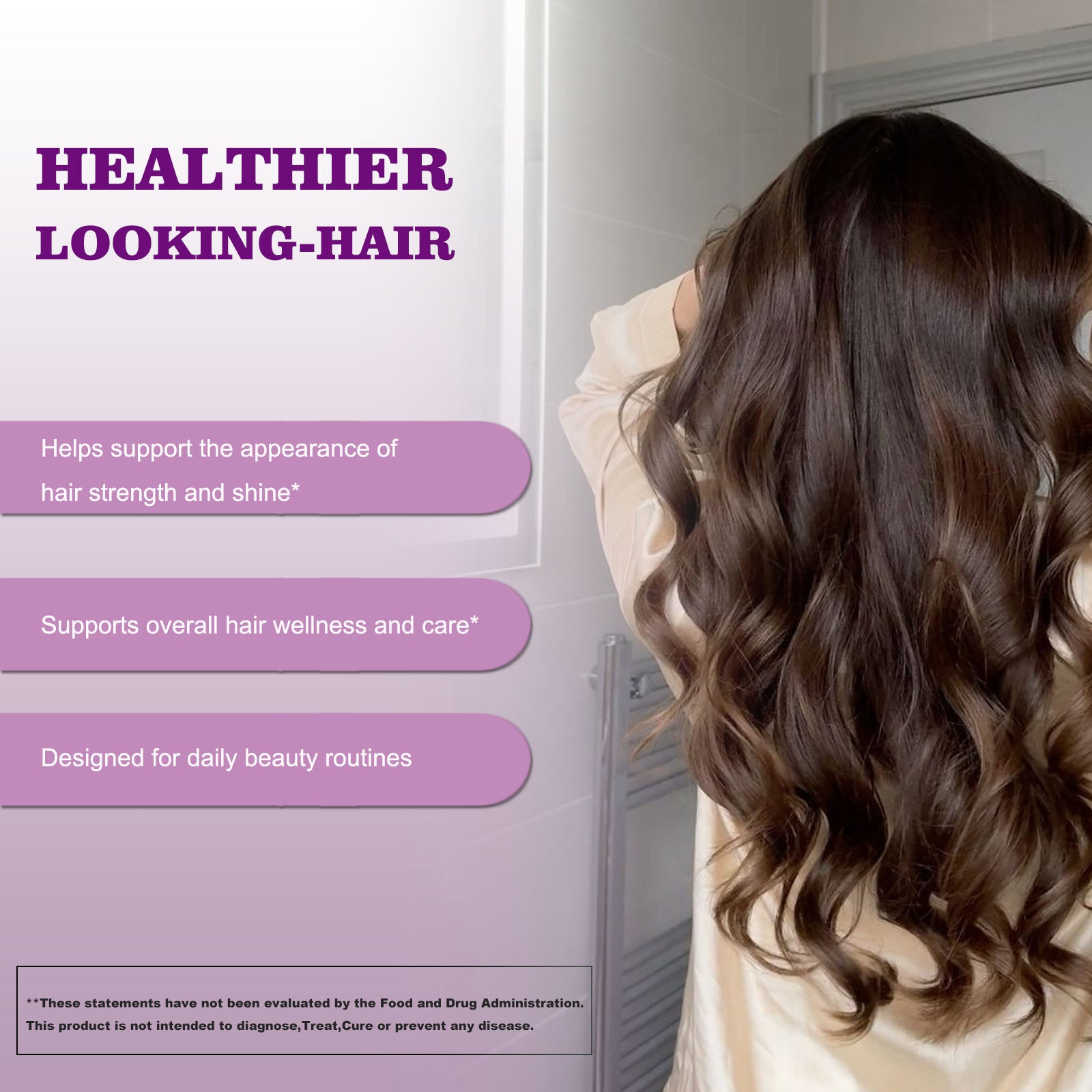 Biotin Boost Hair Growth Soft Chewables – Mixed Berry Vitamin Gummies for Thicker & Stronger Hair