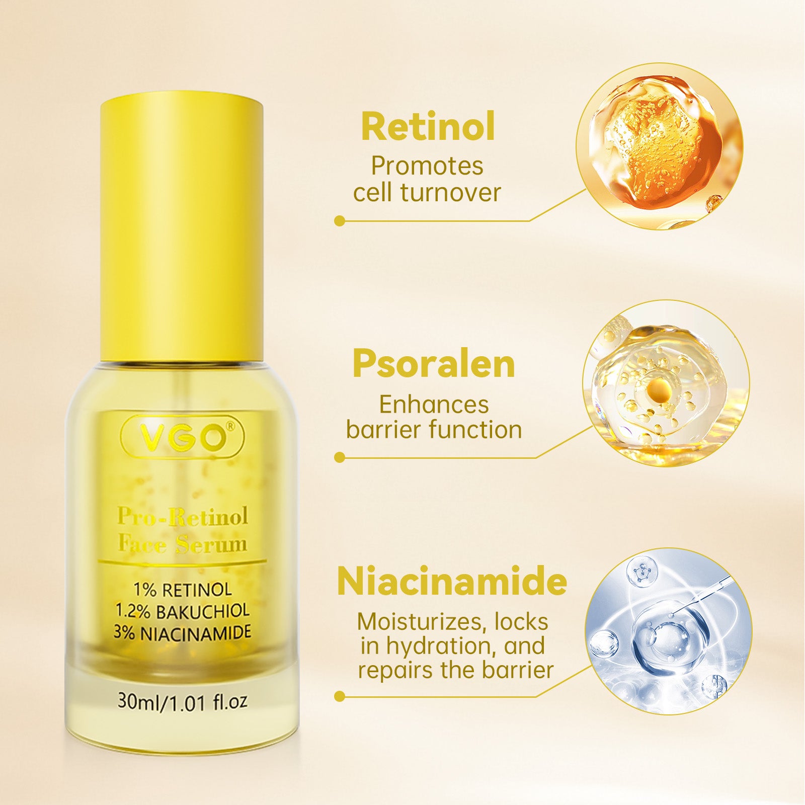 Vitamin C Radiance Serum – Antioxidant Boost & Dark Spot Corrector
