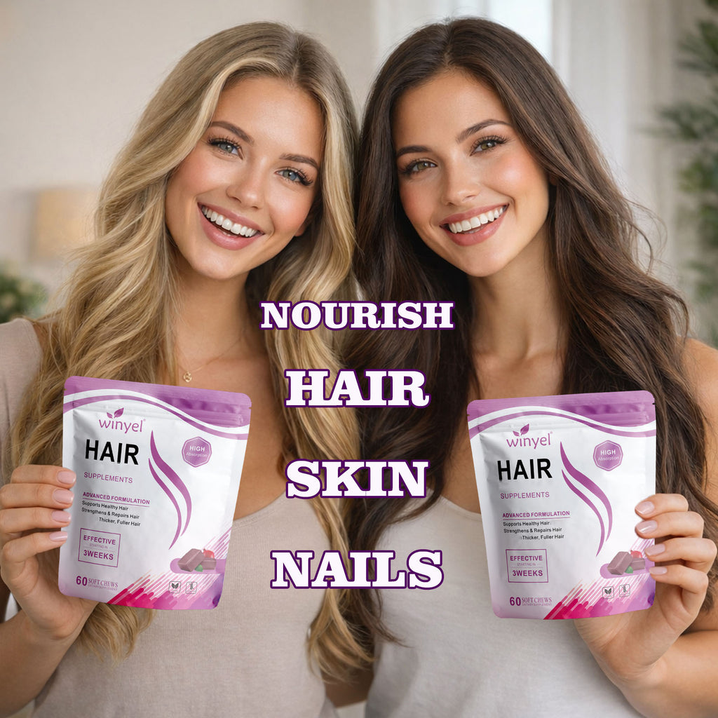 Biotin Boost Hair Growth Soft Chewables – Mixed Berry Vitamin Gummies for Thicker & Stronger Hair